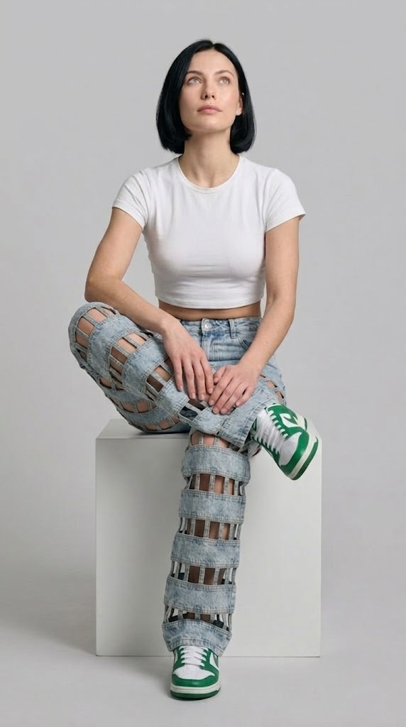 Model B pose 7